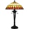 Quoizel Tiffany Table Lamp Tiffany 2 Lights Matte Black TF16143MBK - alternate 2